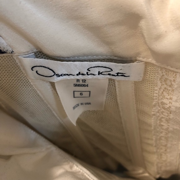 Oscar de la Renta Printed Silk Dress - Picture 4 of 4